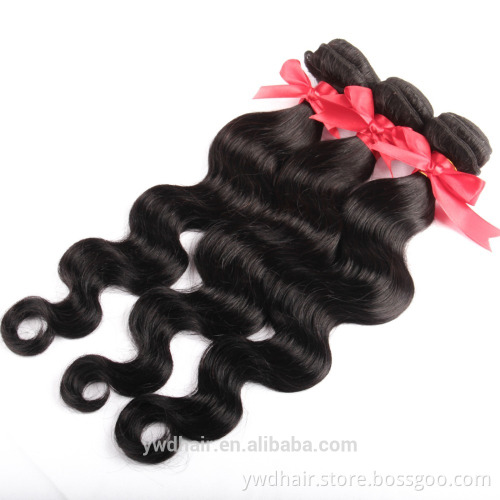 7A Unprocessed Indian Virgin Hair Body Wave 3 bundle deals 8''-26'' Raw Indian Hair Cheap Human Hair Weave